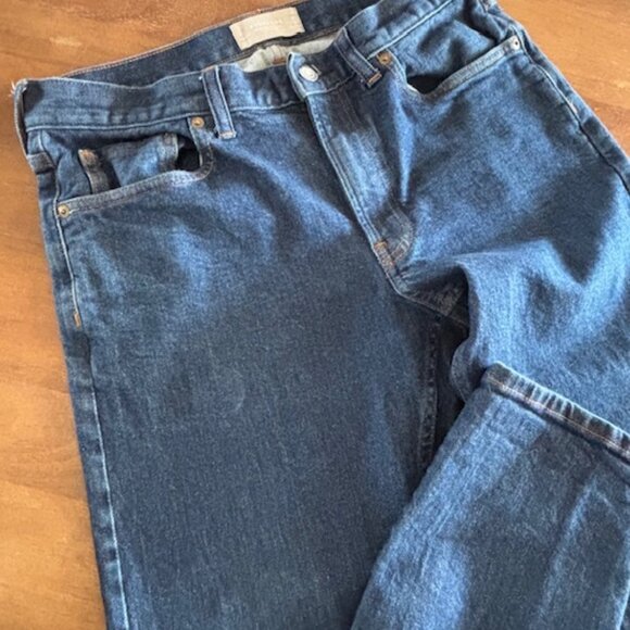 Everlane The Selvedge Slim Fit Jean Organic Cotton Men's 32x30 Denim Medium Wash - Picture 4 of 8